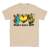 Mushroom peace love beer Classic Tee - AdoDesignShop