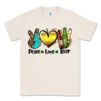 Natural peace love beer Classic Tee - AdoDesignShop
