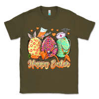 Army Green Happy Easter Eggs Nurse Classic Tee - LillyAllenDesigns