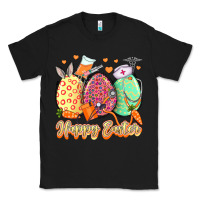 Black Happy Easter Eggs Nurse Classic Tee - LillyAllenDesigns