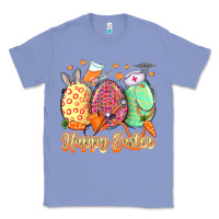 Colony Blue Happy Easter Eggs Nurse Classic Tee - LillyAllenDesigns