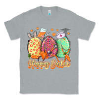 Heather Grey Happy Easter Eggs Nurse Classic Tee - LillyAllenDesigns