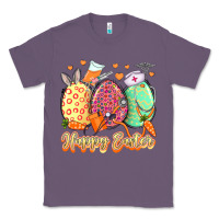 Lavender Happy Easter Eggs Nurse Classic Tee - LillyAllenDesigns