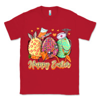 Red Happy Easter Eggs Nurse Classic Tee - LillyAllenDesigns