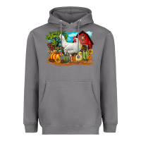 Storm Fall Chicken Heavyweight Hoodie - LillyAllenDesigns