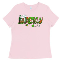 Bubblegum Pink st patricks day lucky nurse Ladies Tee - RanaPortraitStore
