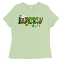 Matcha st patricks day lucky nurse Ladies Tee - RanaPortraitStore