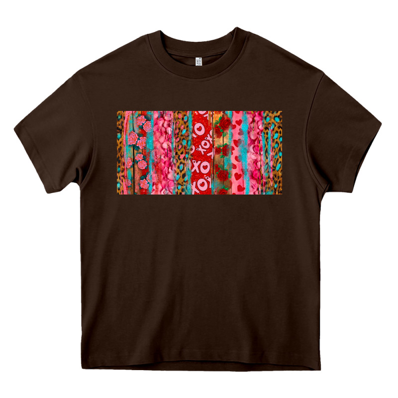 Love Brushstrokes Xoxo Leopard And Turquoise Heavy Core Tee by RanaPortraitStore | Teevron