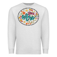 Oatmeal Heather you are Premium Sweatshirt - Artiststas