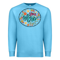 Ocean Blue you are Premium Sweatshirt - Artiststas