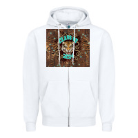 White class of 2024 tiger Zipper Hoodie - NancyCooperArtShop