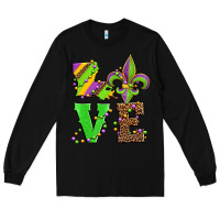 Black love mardi gras Long Sleeve Tee - Jasminsmagicworld