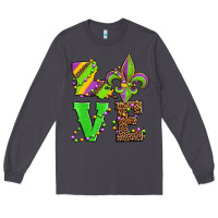 Smoke love mardi gras Long Sleeve Tee - Jasminsmagicworld