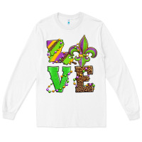 White love mardi gras Long Sleeve Tee - Jasminsmagicworld