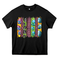 Black easter eggs and leopard brushstrokes Heavy Core Tee - Artiststas
