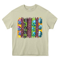 Mossy easter eggs and leopard brushstrokes Heavy Core Tee - Artiststas