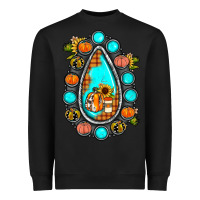 Black gemstone pumpkin fall Heavyweight Sweatshirt - JahusDesignShop