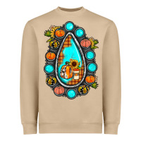Mushroom gemstone pumpkin fall Heavyweight Sweatshirt - JahusDesignShop
