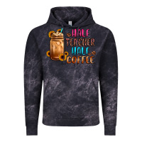 Cloud Black half teacher half coffee Vintage Hoodie - JahusDesignShop