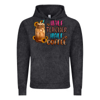 Vintage Black half teacher half coffee Vintage Hoodie - JahusDesignShop