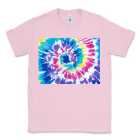 Bubblegum Pink tie dye background colourful leopard 2 3200x2400 Classic Tee - AdoDesignShop