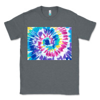 Charcoal Heather tie dye background colourful leopard 2 3200x2400 Classic Tee - AdoDesignShop