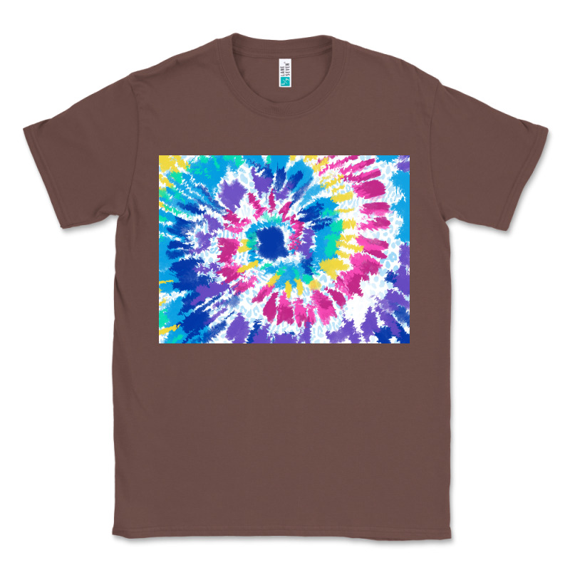Tie Dye Background Colourful Leopard 2 3200x2400 Classic Tee by AdoDesignShop | Teevron