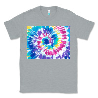 Heather Grey tie dye background colourful leopard 2 3200x2400 Classic Tee - AdoDesignShop