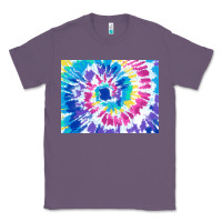 Lavender tie dye background colourful leopard 2 3200x2400 Classic Tee - AdoDesignShop