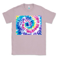 Lilac tie dye background colourful leopard 2 3200x2400 Classic Tee - AdoDesignShop