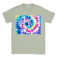 Matcha tie dye background colourful leopard 2 3200x2400 Classic Tee - AdoDesignShop
