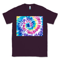 Plum tie dye background colourful leopard 2 3200x2400 Classic Tee - AdoDesignShop