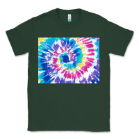 Sports Green tie dye background colourful leopard 2 3200x2400 Classic Tee - AdoDesignShop