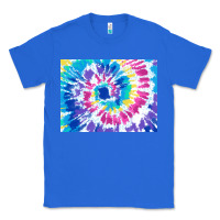 True Royal tie dye background colourful leopard 2 3200x2400 Classic Tee - AdoDesignShop