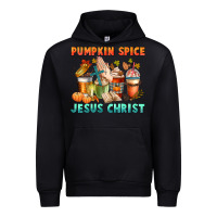 Black pumpkin spice and jesus christ Urban Hoodie - CowGirlArtShop