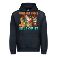 Navy pumpkin spice and jesus christ Urban Hoodie - CowGirlArtShop