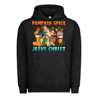 Pigment Black pumpkin spice and jesus christ Urban Hoodie - CowGirlArtShop