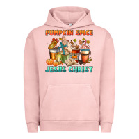 Pigment Salmon pumpkin spice and jesus christ Urban Hoodie - CowGirlArtShop