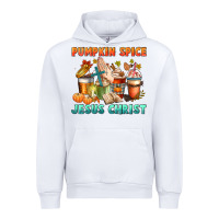White pumpkin spice and jesus christ Urban Hoodie - CowGirlArtShop