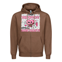 Chestnut i teach the cutest little sweethearts Zipper Hoodie - MaliasSmallBusiness