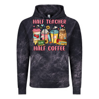 Cloud Black half teacher half coffee Vintage Hoodie - JahusDesignShop