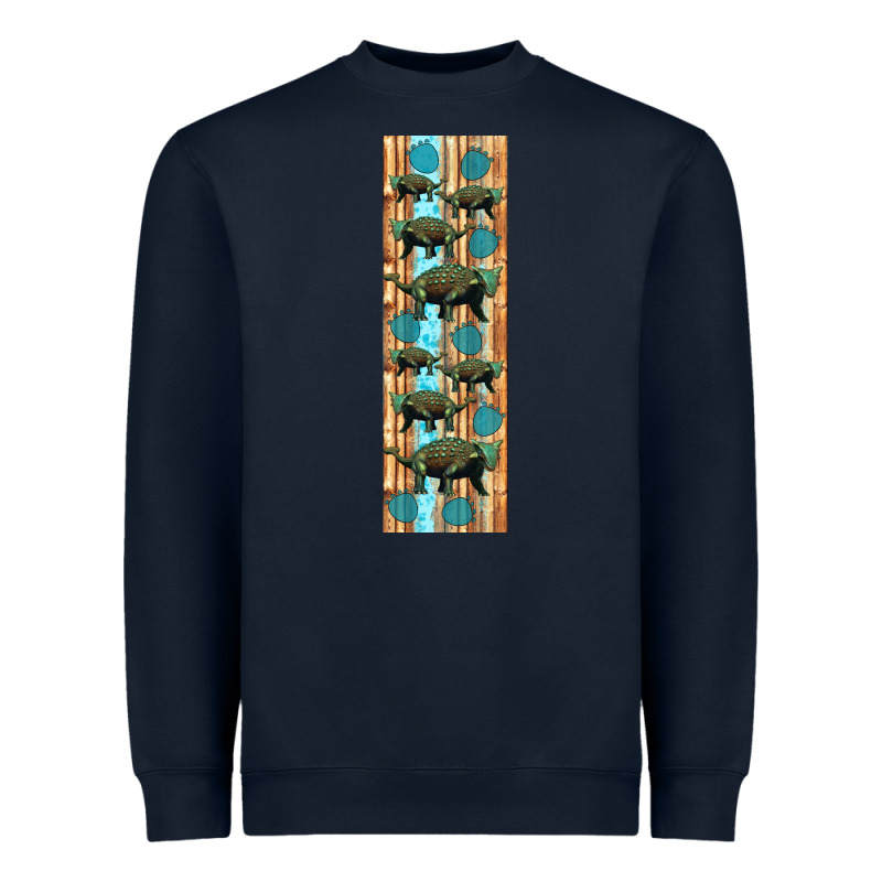 Dinosaur Ankylosaurus Pen Wrap Heavyweight Sweatshirt by Artiststas | Teevron