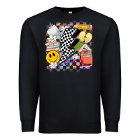 Black retro teacher Premium Sweatshirt - Artiststas