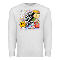 Oatmeal Heather retro teacher Premium Sweatshirt - Artiststas