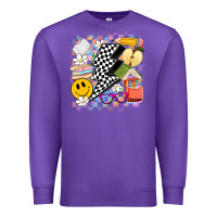 Purple retro teacher Premium Sweatshirt - Artiststas
