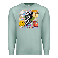 Seafoam retro teacher Premium Sweatshirt - Artiststas