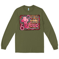 Army Green let all that you do be done in love Long Sleeve Tee - Jasminsmagicworld