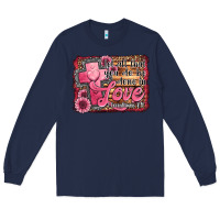 Navy let all that you do be done in love Long Sleeve Tee - Jasminsmagicworld