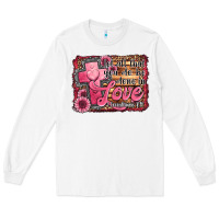 White let all that you do be done in love Long Sleeve Tee - Jasminsmagicworld