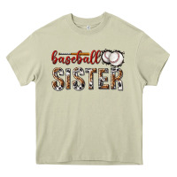Mossy baseball sister with leopard Heavy Core Tee - texasbilliewilder